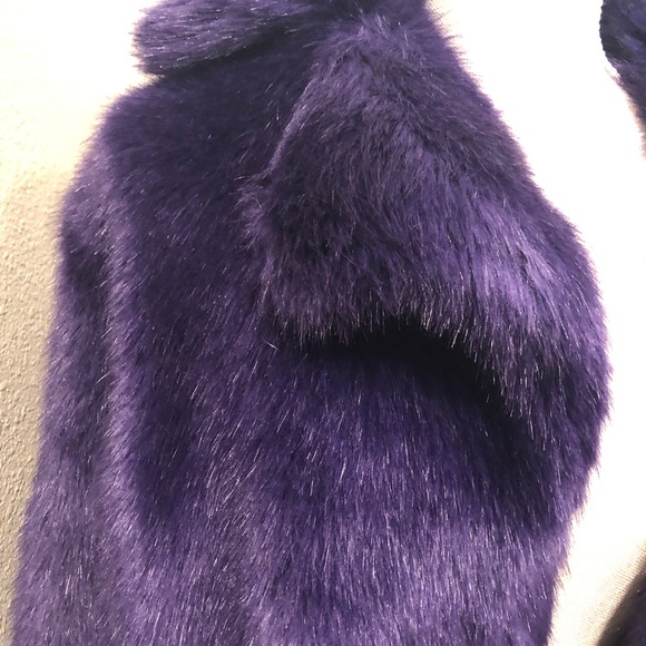 MICHAEL Michael Kors Jackets & Blazers - Michael Kors Purple Faux Fur Coat